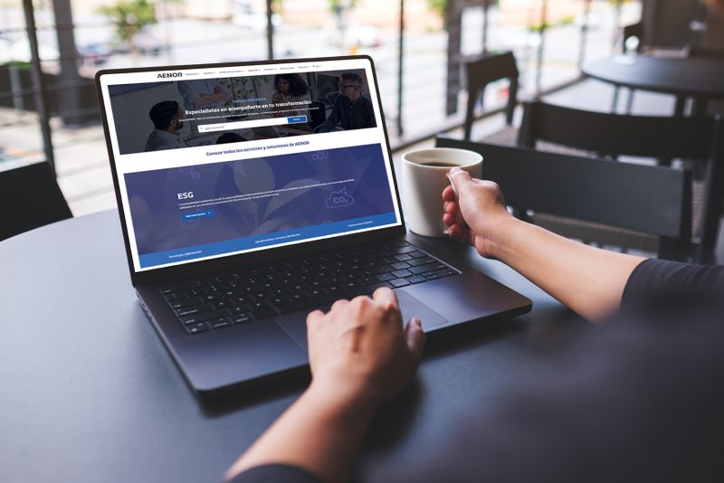 Tecnología, diseño y experiencia: así es la nueva web de AENOR